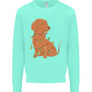 A Funny Christmas Tree Dachshund Mens Sweatshirt Jumper Peppermint