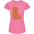 A Funny Christmas Tree Dachshund Womens Petite Cut T-Shirt Azalea