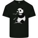 A Funny Panda Bear Kids T-Shirt Childrens Black