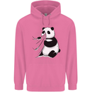 A Funny Panda Bear Mens 80% Cotton Hoodie Azelea