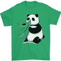 A Funny Panda Bear Mens T-Shirt 100% Cotton Irish Green