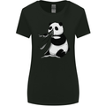 A Funny Panda Bear Womens Wider Cut T-Shirt Black