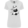 A Funny Panda Bear Womens Wider Cut T-Shirt White