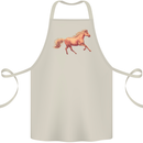 A Galloping Horse Equestrian Cotton Apron 100% Organic Natural