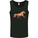 A Galloping Horse Equestrian Mens Vest Tank Top Black