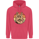 A German Shepherd Dad Childrens Kids Hoodie Heliconia