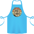 A German Shepherd Dad Cotton Apron 100% Organic Turquoise