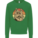 A German Shepherd Dad Kids Sweatshirt Jumper Irish Green