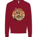 A German Shepherd Dad Kids Sweatshirt Jumper Red