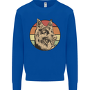 A German Shepherd Dad Kids Sweatshirt Jumper Royal Blue