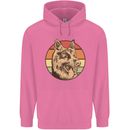 A German Shepherd Dad Mens 80% Cotton Hoodie Azelea