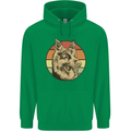 A German Shepherd Dad Mens 80% Cotton Hoodie Irish Green