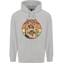 A German Shepherd Dad Mens 80% Cotton Hoodie Sports Grey