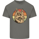 A German Shepherd Dad Mens Cotton T-Shirt Tee Top Charcoal
