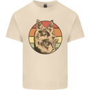 A German Shepherd Dad Mens Cotton T-Shirt Tee Top Natural