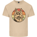A German Shepherd Dad Mens Cotton T-Shirt Tee Top Sand