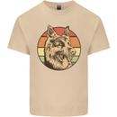 A German Shepherd Dad Mens Cotton T-Shirt Tee Top Sand