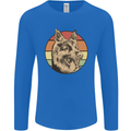 A German Shepherd Dad Mens Long Sleeve T-Shirt Royal Blue