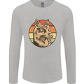 A German Shepherd Dad Mens Long Sleeve T-Shirt Sports Grey