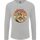 A German Shepherd Dad Mens Long Sleeve T-Shirt Sports Grey