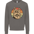 A German Shepherd Dad Mens Sweatshirt Jumper Charcoal