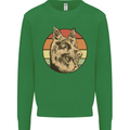 A German Shepherd Dad Mens Sweatshirt Jumper Irish Green