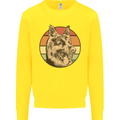 A German Shepherd Dad Mens Sweatshirt Jumper Yellow