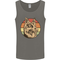 A German Shepherd Dad Mens Vest Tank Top Charcoal