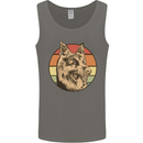 A German Shepherd Dad Mens Vest Tank Top Charcoal