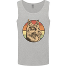 A German Shepherd Dad Mens Vest Tank Top Sports Grey