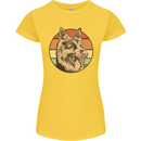 A German Shepherd Dad Womens Petite Cut T-Shirt Yellow