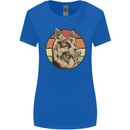 A German Shepherd Dad Womens Wider Cut T-Shirt Royal Blue