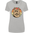 A German Shepherd Dad Womens Wider Cut T-Shirt Sports Grey