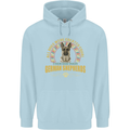 A German Shepherd Dog Childrens Kids Hoodie Light Blue
