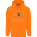 A German Shepherd Dog Childrens Kids Hoodie Orange