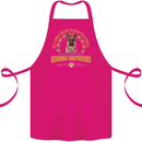 A German Shepherd Dog Cotton Apron 100% Organic Pink