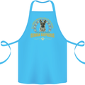 A German Shepherd Dog Cotton Apron 100% Organic Turquoise