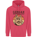 A German Shepherd Dog Dad Childrens Kids Hoodie Heliconia
