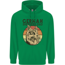 A German Shepherd Dog Dad Childrens Kids Hoodie Irish Green