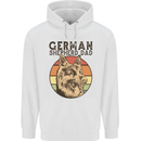 A German Shepherd Dog Dad Childrens Kids Hoodie White