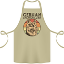 A German Shepherd Dog Dad Cotton Apron 100% Organic Khaki