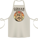 A German Shepherd Dog Dad Cotton Apron 100% Organic Natural