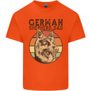 A German Shepherd Dog Dad Kids T-Shirt Childrens Orange