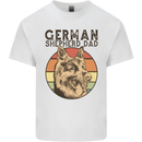 A German Shepherd Dog Dad Kids T-Shirt Childrens White