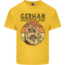 A German Shepherd Dog Dad Kids T-Shirt Childrens Yellow