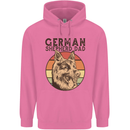 A German Shepherd Dog Dad Mens 80% Cotton Hoodie Azelea