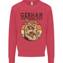 A German Shepherd Dog Dad Mens Sweatshirt Jumper Heliconia