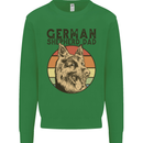 A German Shepherd Dog Dad Mens Sweatshirt Jumper Irish Green