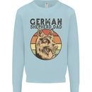 A German Shepherd Dog Dad Mens Sweatshirt Jumper Light Blue