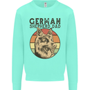 A German Shepherd Dog Dad Mens Sweatshirt Jumper Peppermint